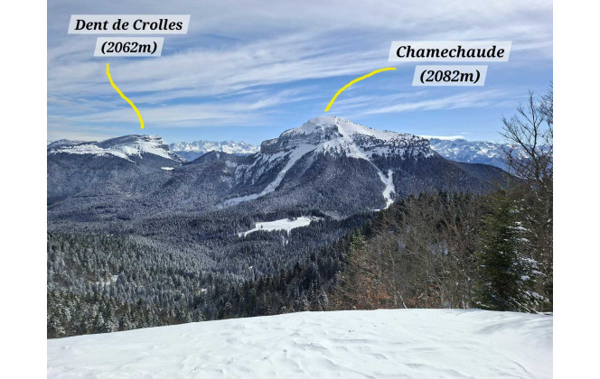 Le Mont Fromage 16 mars 2026